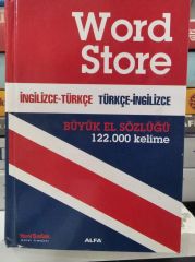 Word Store / İngilizce-Türkçe Türkçe-İngilizce Büyük El Sözlüğü 122.000 Kelime - CİLTLİ