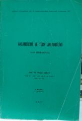 Anlambilimi ve Türk Anlambilimi- Prof.Dr. Doğan AKSAN