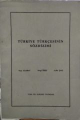 TÜRKİYE TÜRKÇESİNİN SÖZDİZİMİ - TDK