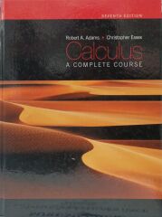 Calculus A Complete Course - Robert A Adams - Christopher Essex - Ciltli