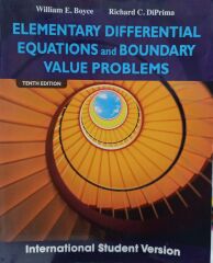 Elementary Differential Equations and Boundary Value Problems - Tenth Edition