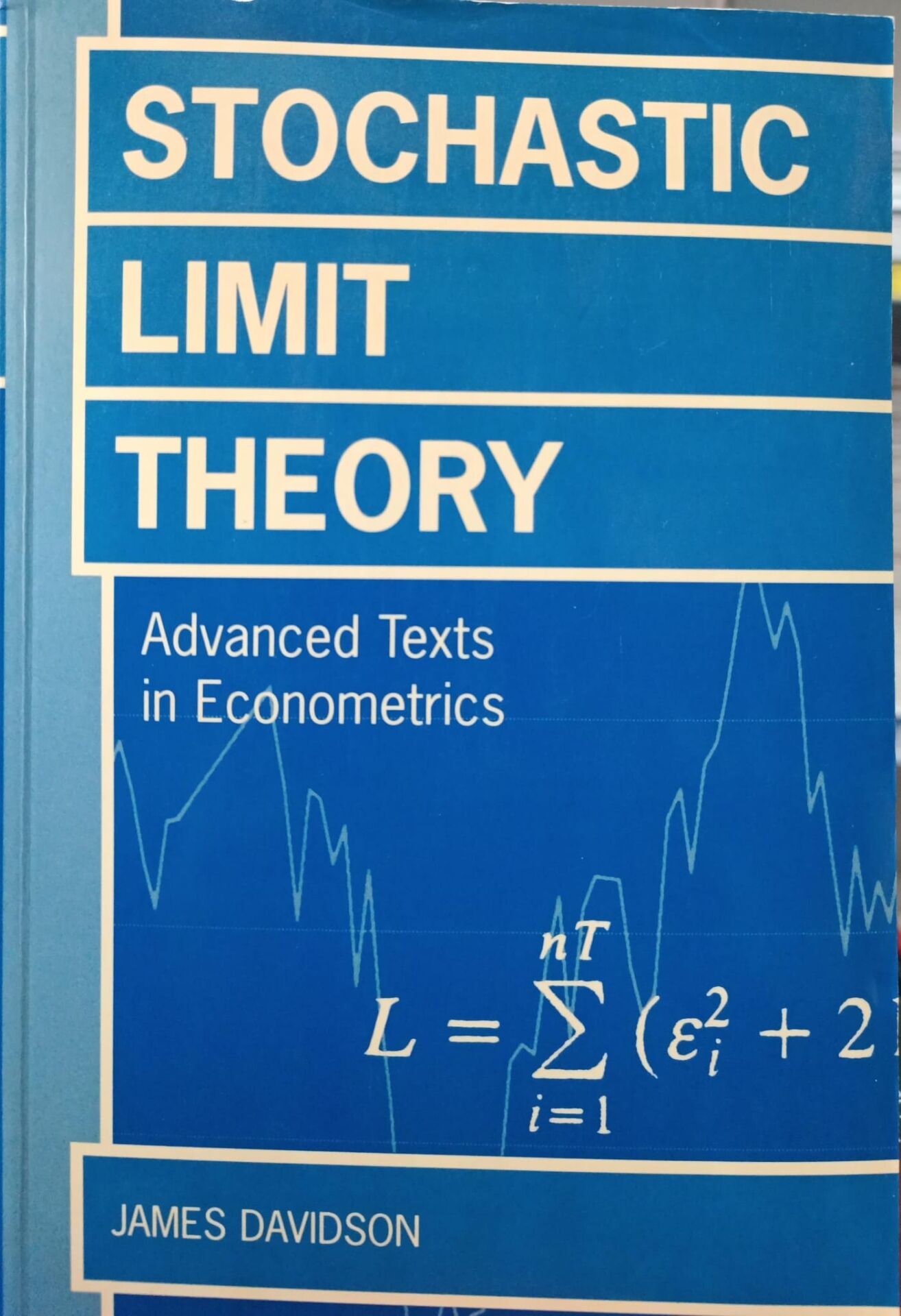 Stochastic Limit Theory - Advance Texts in Econometricicans