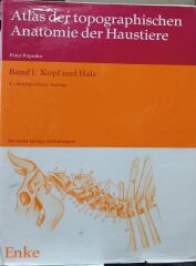Atlas der topographischen Anatomie der Haustiere 1. Kopf und Hals - Ciltli