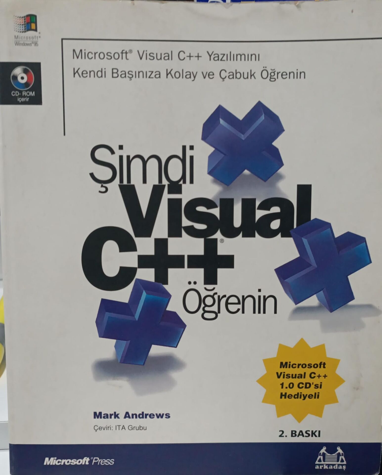 Şimdi Visual C++ Öğrenin - Arkadaş Yayınları - CD siz