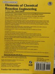 Elements of Chemical Reaction Engineering - Third Edition