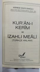 Kuranı Kerim ve İzahlı Meali - Ahmed Davudoğlu