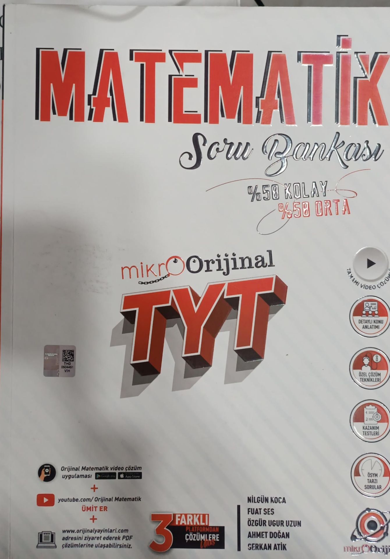Mikro Orijinal - TYT Matematik Soru Bankası