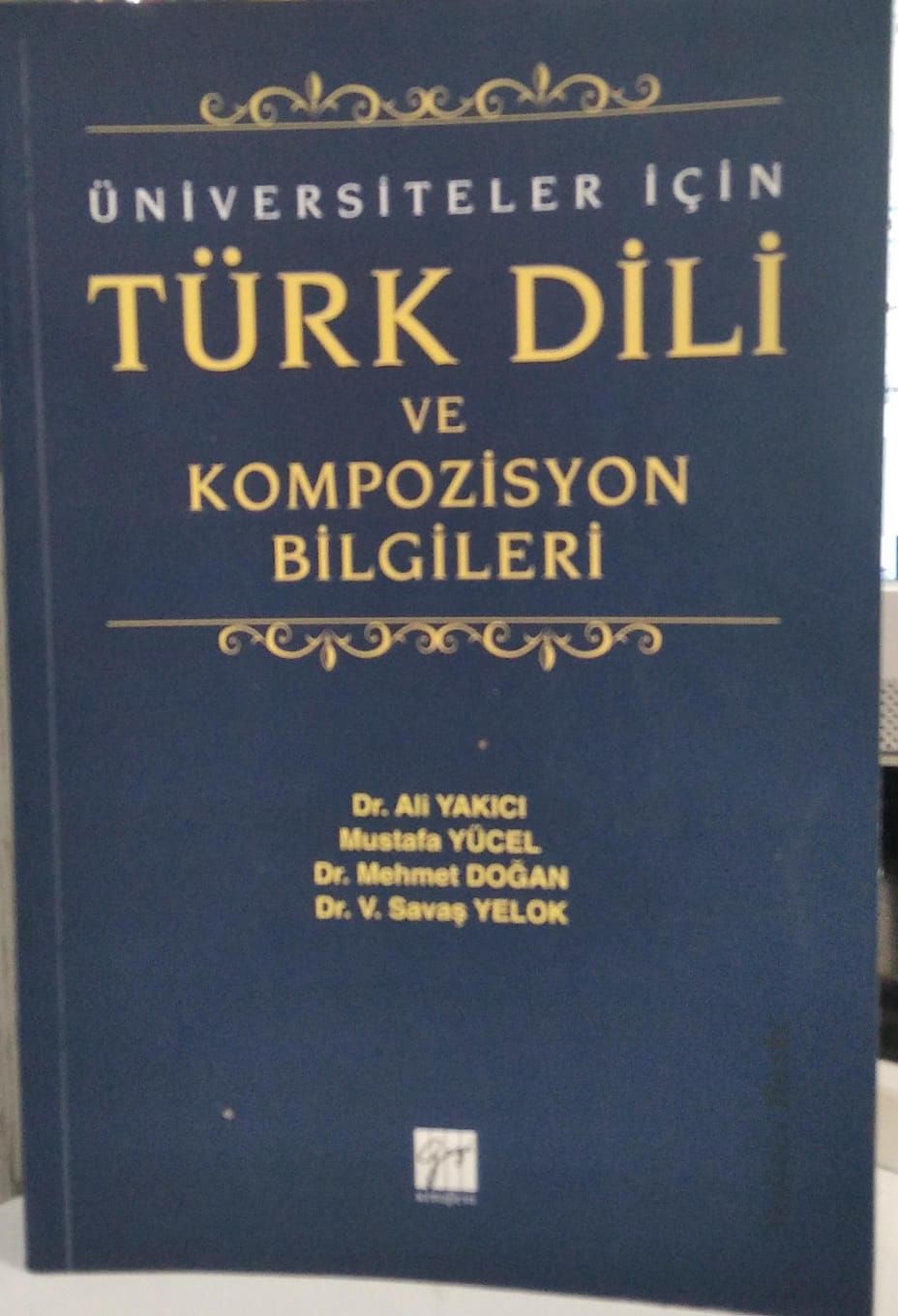 TÜRK DİLİ VE KOMPOZİSYON BİLGİLERİ -
