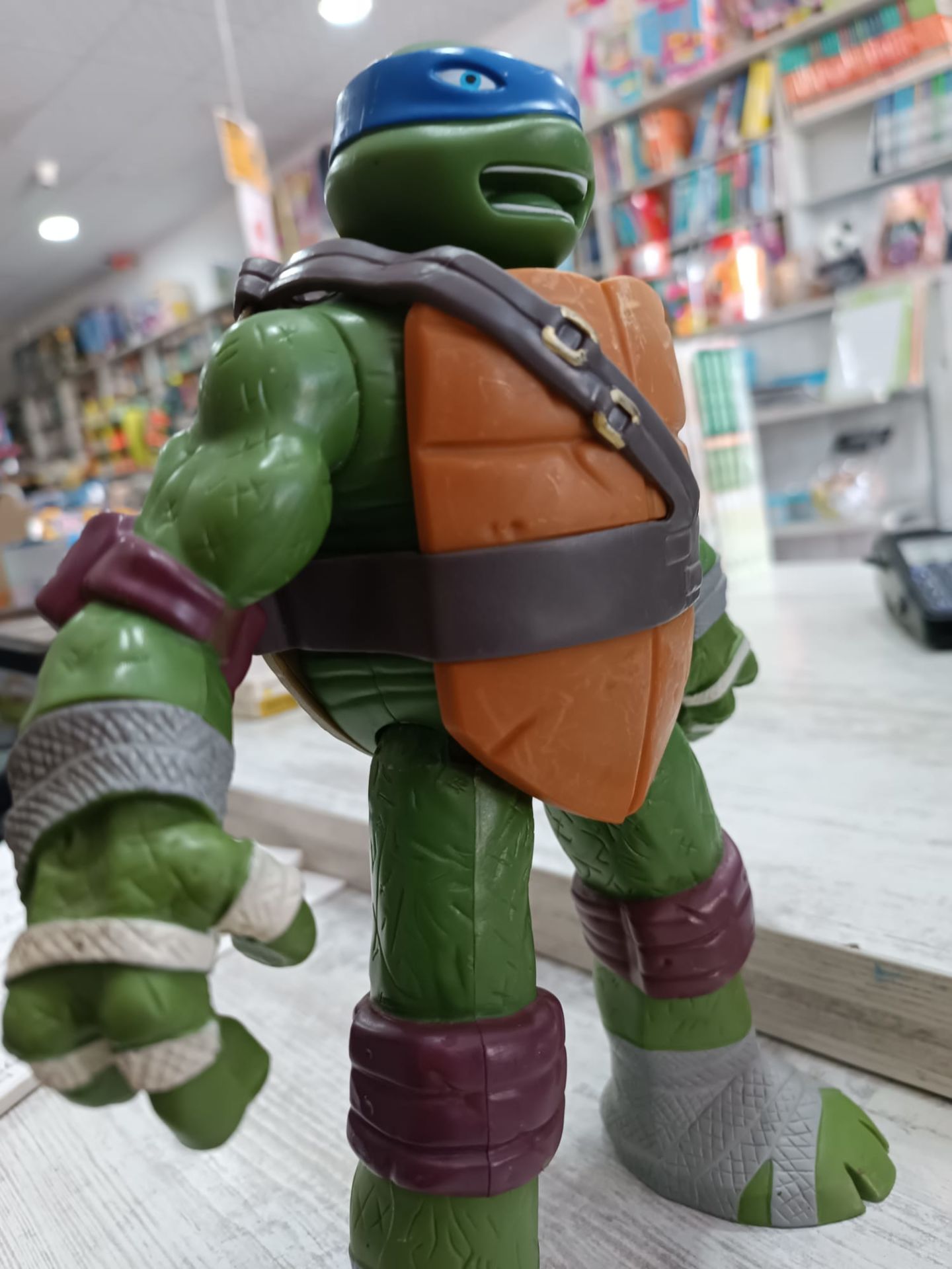 Ninja Turtles Aksiyon Figür - Kafa İçeri - Leonardo