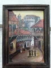 Antika -Yağlı Boya İstanbul Temalı Tablo  17x23