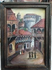 Antika -Yağlı Boya İstanbul Temalı Tablo  17x23