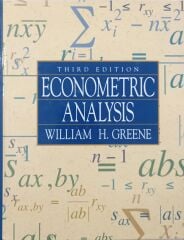 Econometric Analysis - William H. Greene