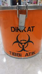 PASLANMAZ TIBBİ ATIK KOVASI
