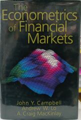 The Econometrics of Financial Markets - Ciltli Kapak