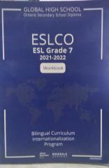 ESLCO - ESL GRADE 7 WORKBOOK