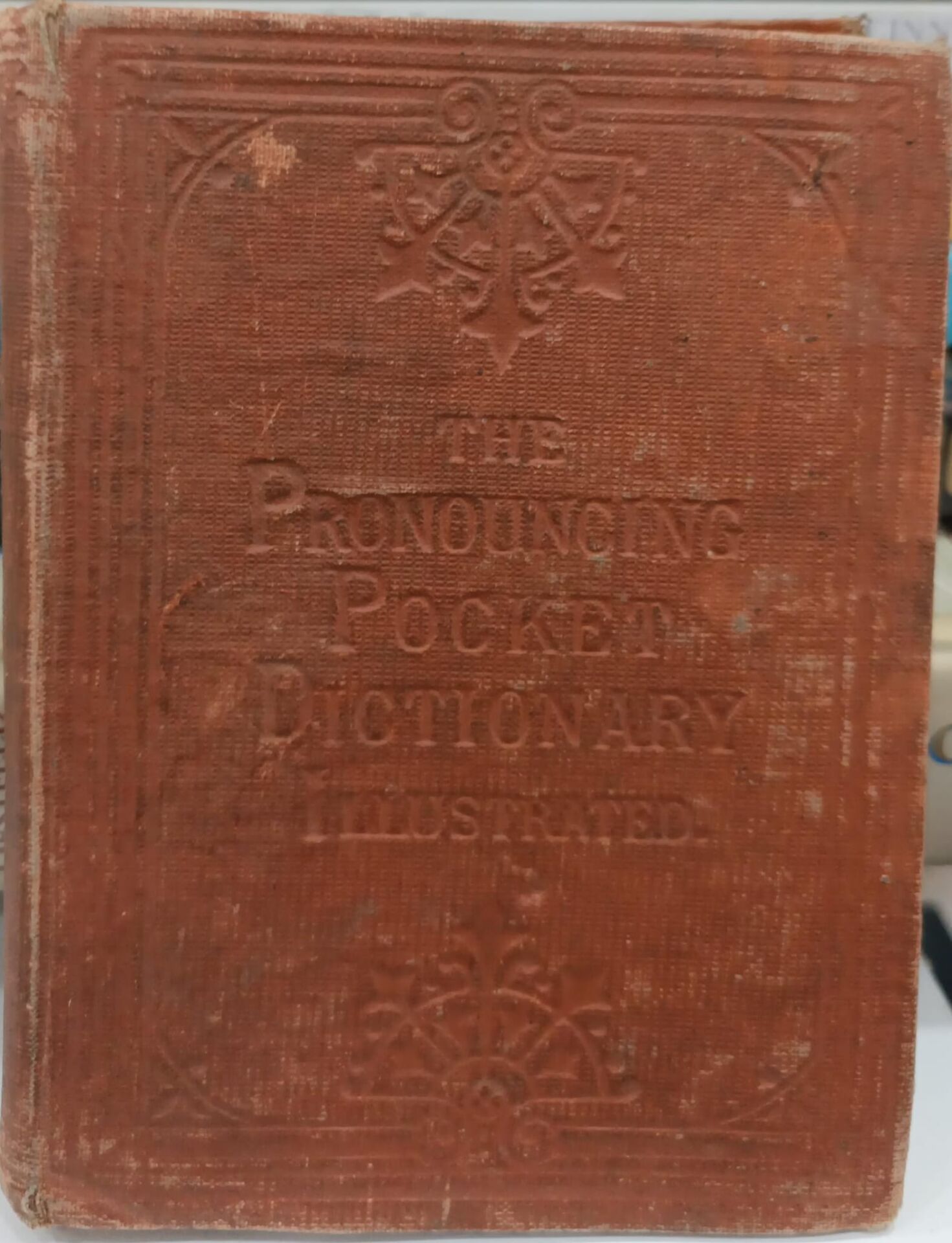 The Illustrated Pronouncing Pocket Dictionary - Antika 1800' ler Basım