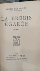 La Brebis Egaree - Henry Bordeaux - Copyright 1953