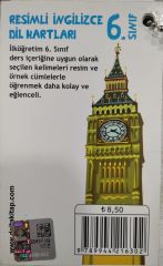 Delta Kültür 6. Sınıf Resimli İngilizce Dil Kartları