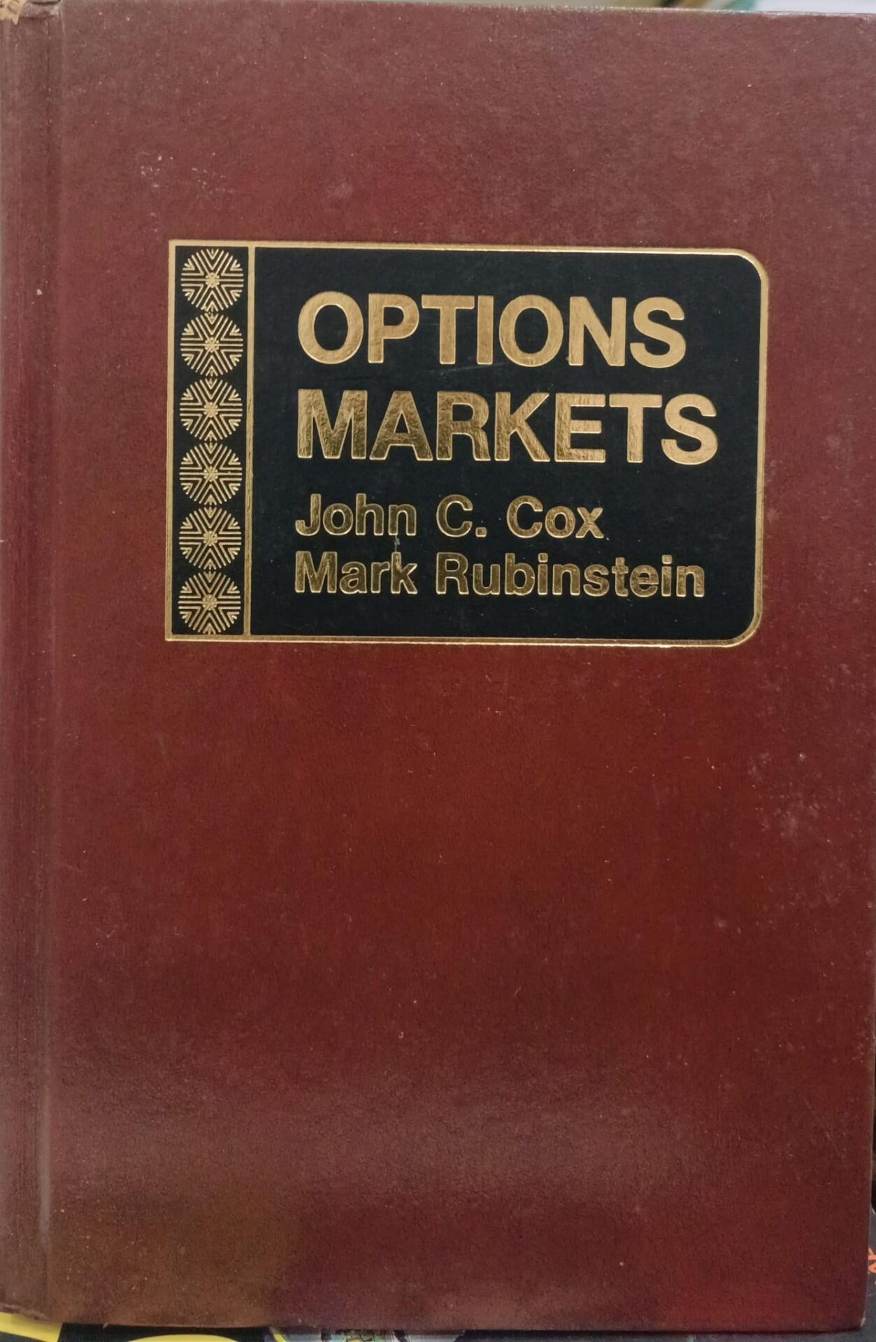 Options Markets - John C. Cox - Mark Rubinstein
