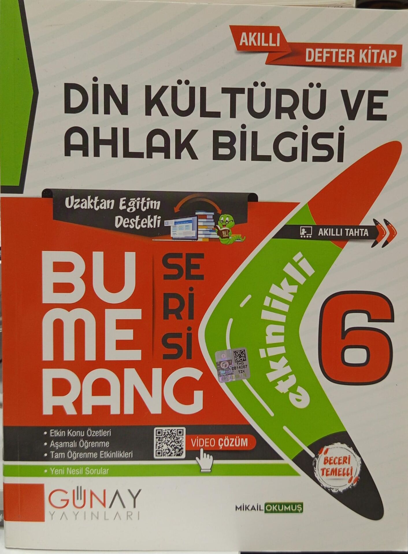 6.Sinif Bumerang Etkinlikli Akilli Kitap Din Kültürü 2024-2025