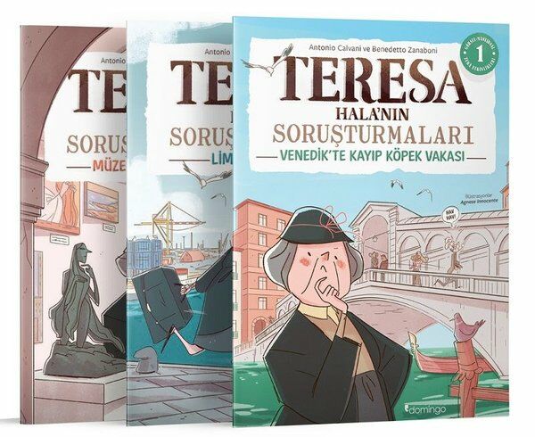 TerTeresa Halanın Soruşturmaları 1-2-3 (Çıkartmalı) Görsel Mantıksal ve Bilişsel Beceri Etkinlik Seti (7-9 Yaş) -